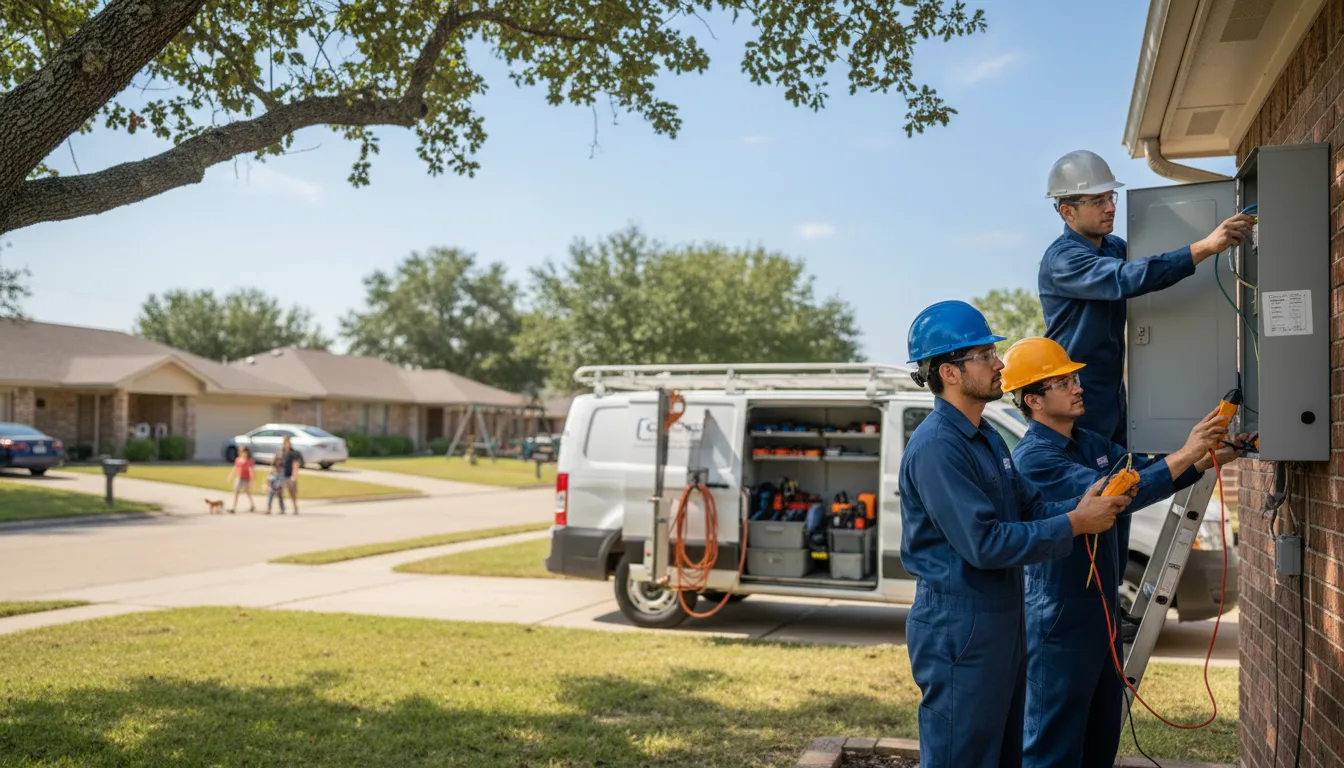 Certified electrician providing emergency electrical services in Central, AZ